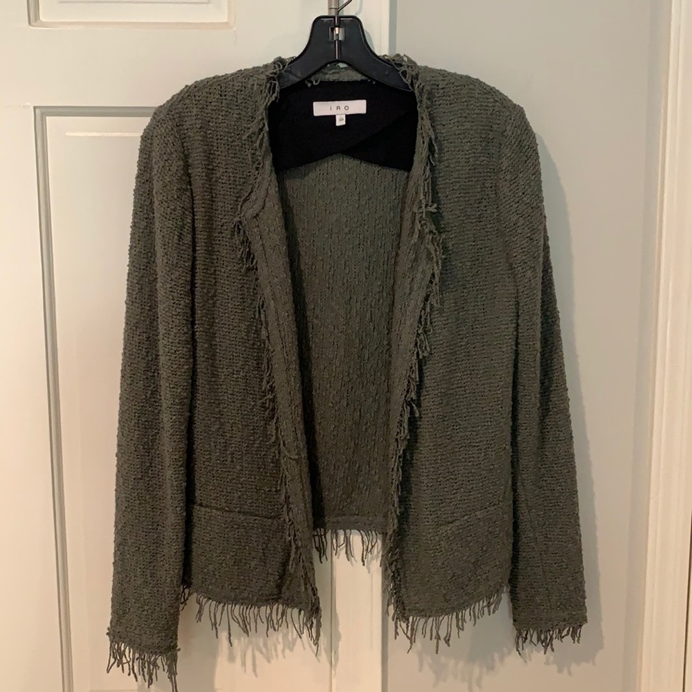 IRO Shavani fringe trimmed jacket